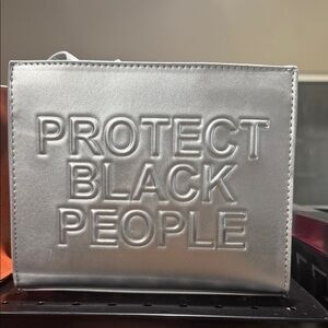 Silver Statement Bag